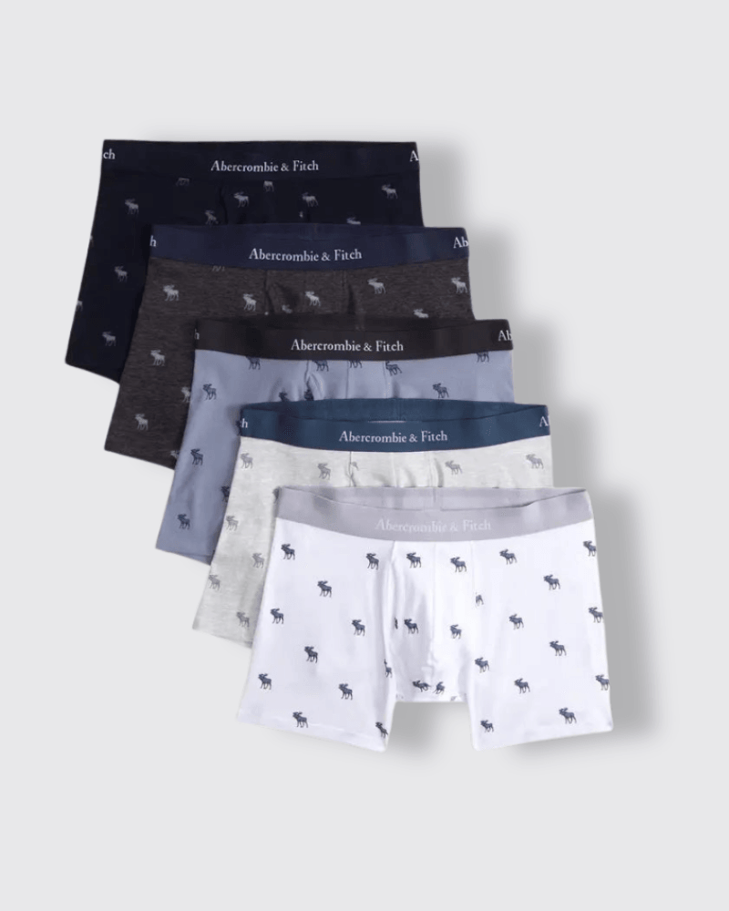 Pack 5 Cuecas Boxer Masculina A&F