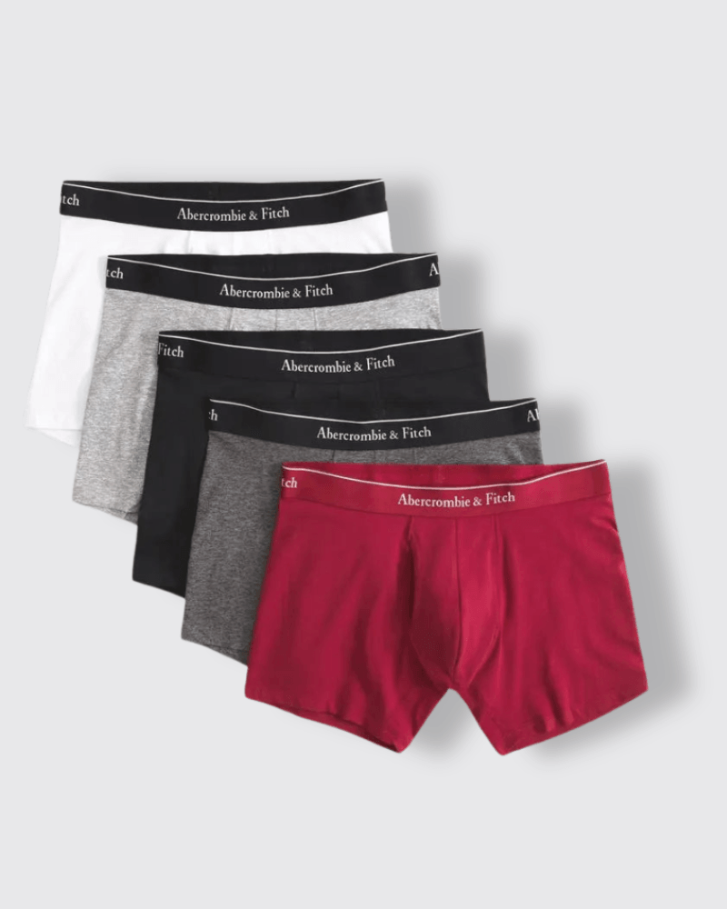 Pack 5 Cuecas Boxer Masculina A&F
